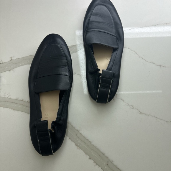 Everlane Black Loafers Sleek Glove Slip-Ons - Picture 2 of 4